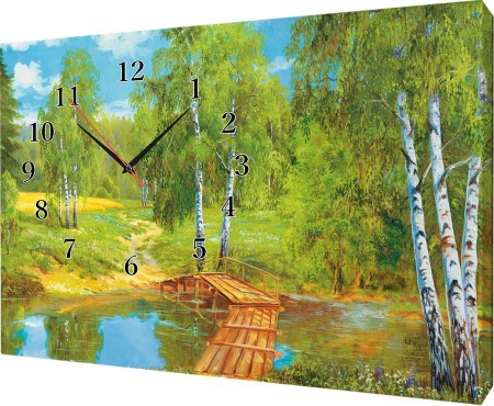 Часы на холсте 40х50 У334